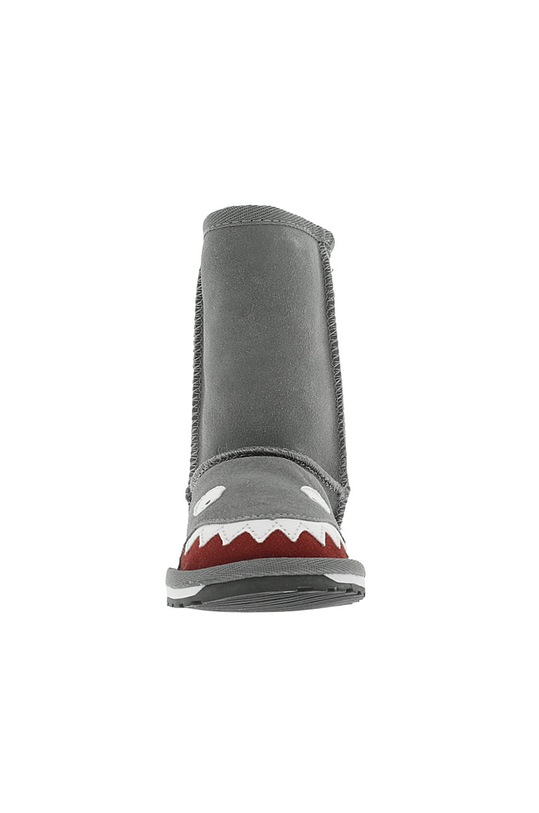 Emu Australia - Dětské nízké kozačky Shark Putt šedá K10589.PUTT