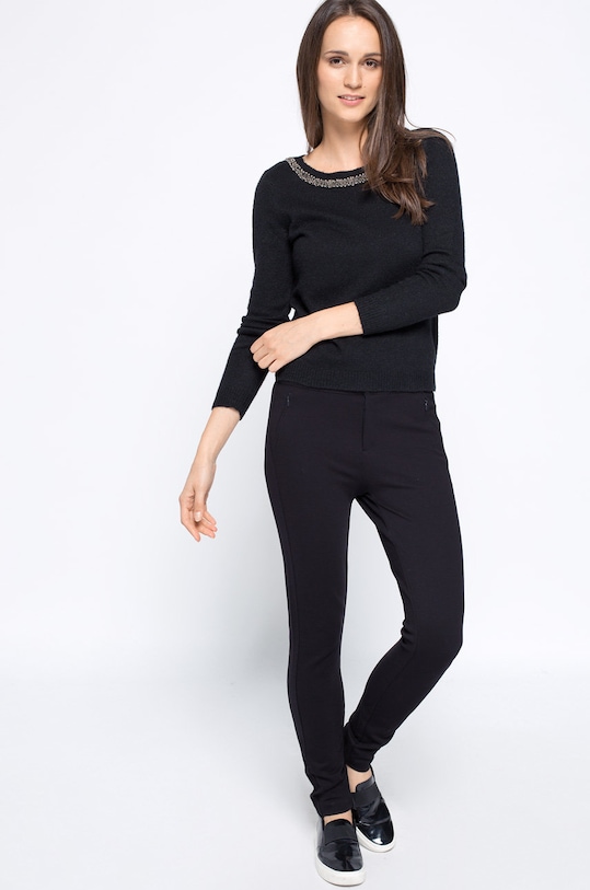 Tommy Hilfiger - Παντελόνι Imogen Como Rw WW0WW01345 μαύρο AA00