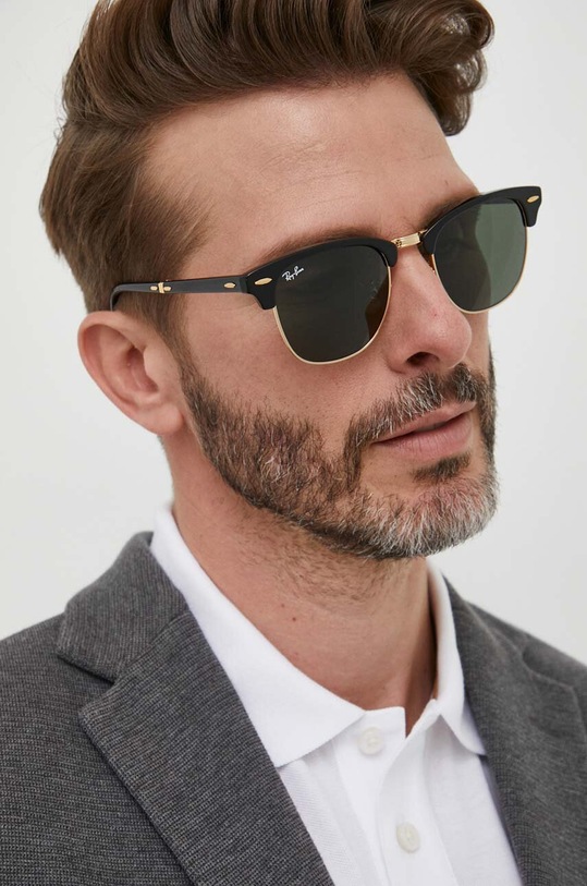 Ray-Ban szemüveg RB2176.901 CLUBMASTER FOLDING fekete RB2176.901