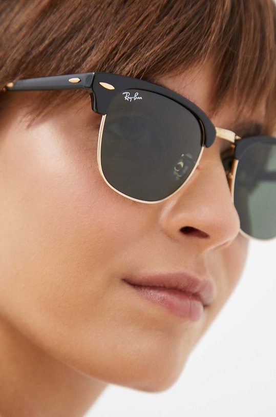 Ray-Ban szemüveg RB2176.901 CLUBMASTER FOLDING fekete RB2176.901