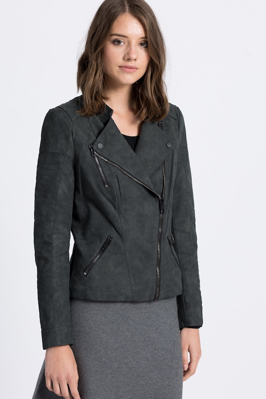 Only - Rövid kabát Ava nem szigetelt szürke 15102997