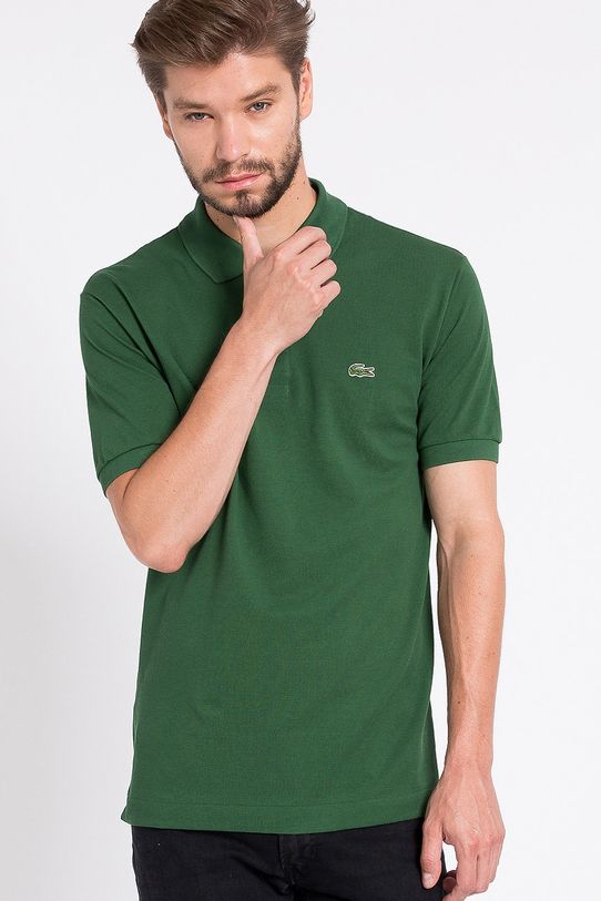 Lacoste polo shirt plain green L1212.132