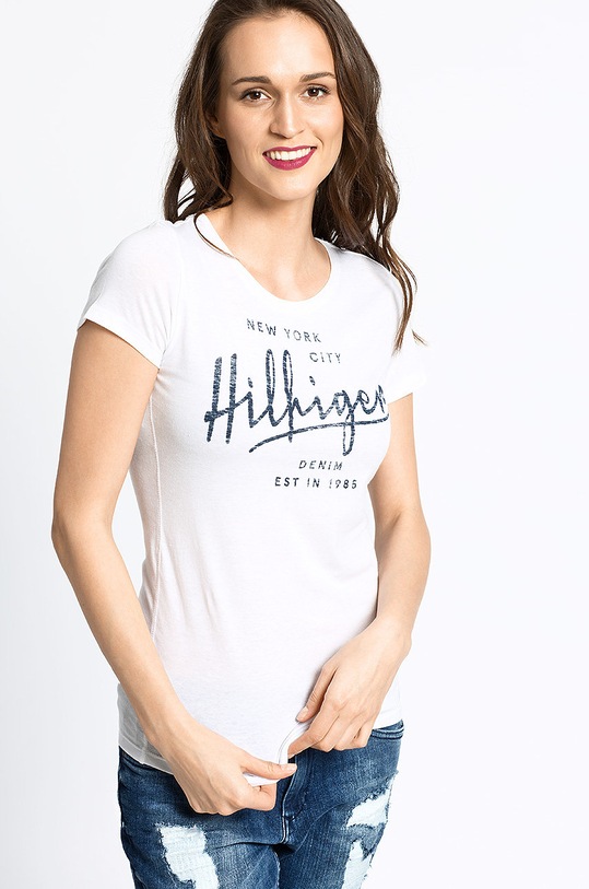 Hilfiger Denim - T-shirt pozostałe biały DW0DW00020
