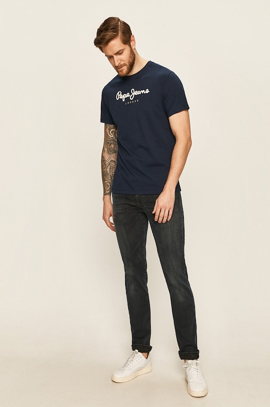 Pepe Jeans - T-shirt PM500465 granatowy AA00