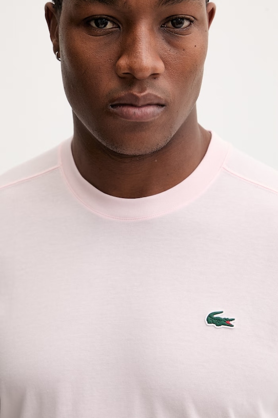 Lacoste t-shirt różowy TH7618