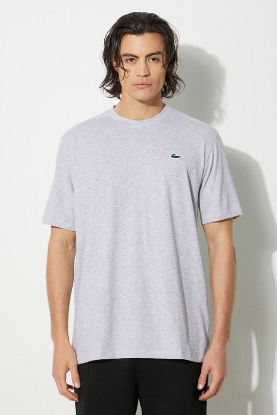 Lacoste t-shirt plain gray TH7618