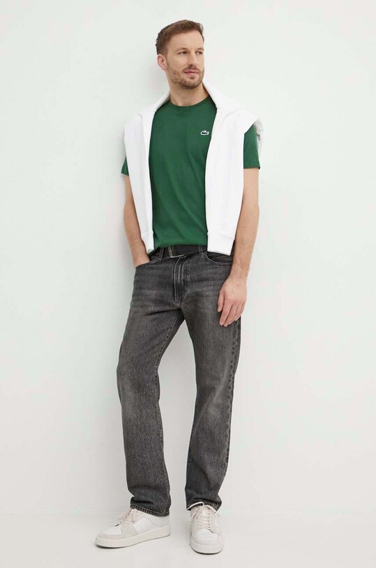 Tričko Lacoste TH7618 zelená SS25