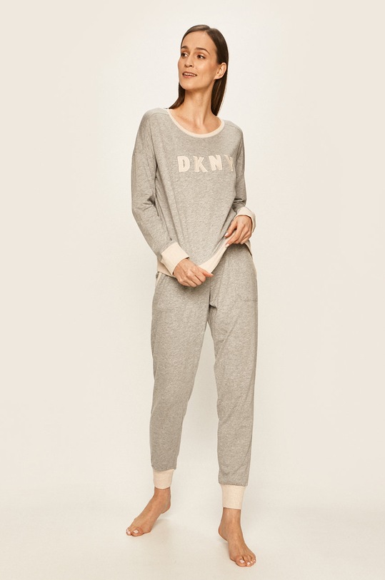 Dkny – Piżama dzianina szary YI2919259