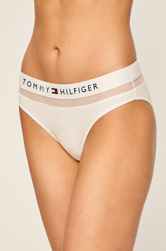 Tommy Hilfiger - Σλιπ πλεκτό ύφασμα λευκό UW0UW00022