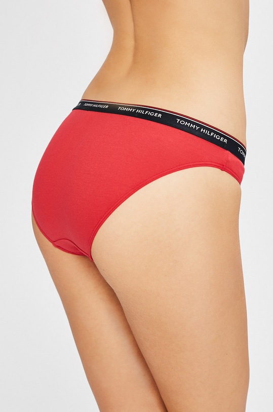 Tommy Hilfiger - Nohavičky (3-pak) červená UW0UW00043.