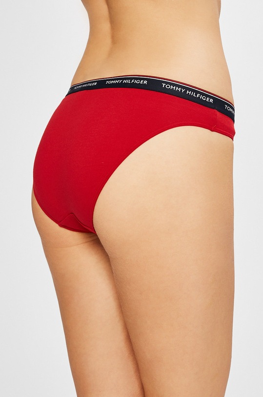 Tommy Hilfiger - Nohavičky (3-pak) UW0UW00043. červená