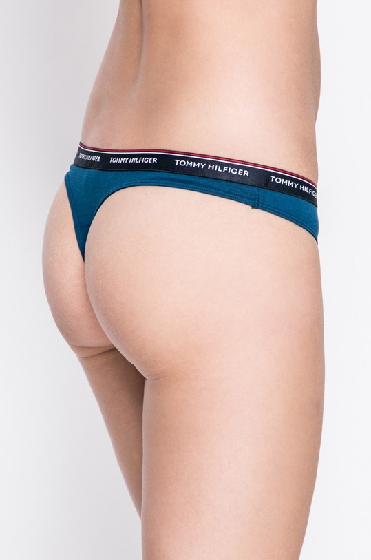 Tommy Hilfiger - Tangá (3-pak) UW0UW00048. tmavomodrá