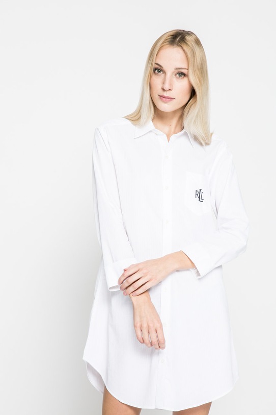 Lauren Ralph Lauren - Nočná košeľa biela I8131326