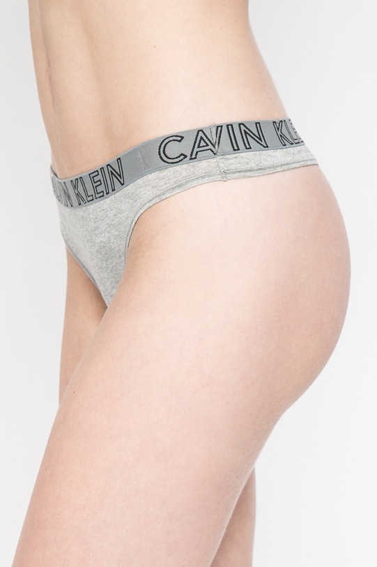 Tanga Calvin Klein Underwear 000QD3636E šedá AA00