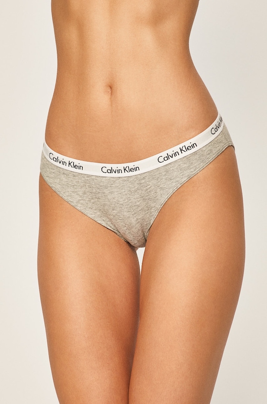 Calvin Klein Underwear - Figi wzorzyste szary 0000D1618E