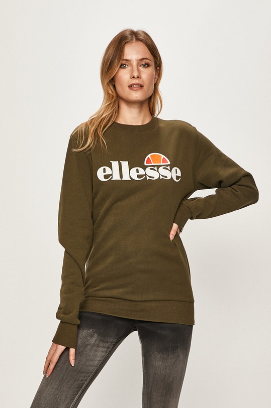 Mikina Ellesse bez kapuce zelená SGS03238