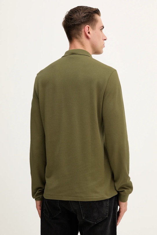 Odzież Lacoste longsleeve bawełniany L1312 zielony