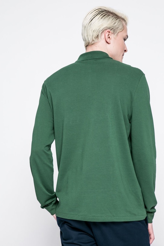 Odzież Lacoste longsleeve bawełniany L1312 zielony