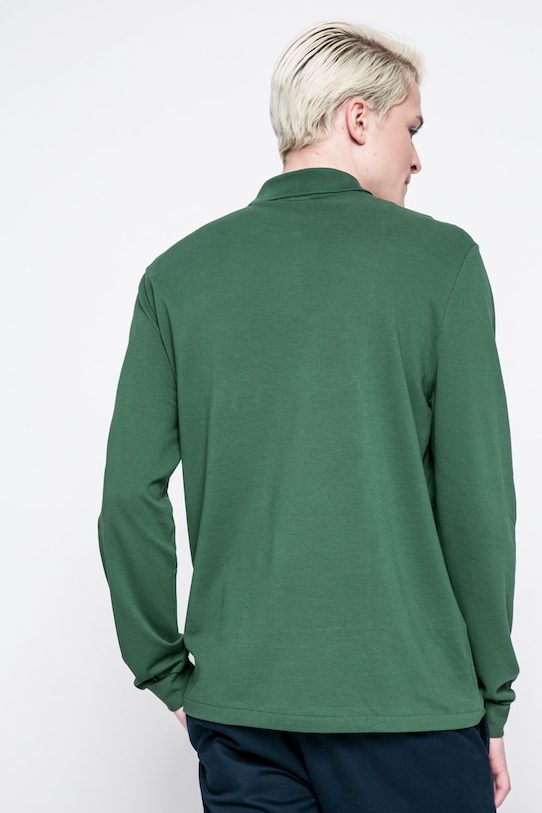 Odzież Lacoste longsleeve bawełniany L1312 zielony
