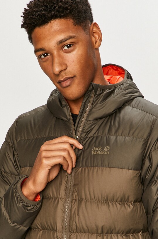 Jack Wolfskin kurtka sportowa puchowa Helium 1200573 zielony