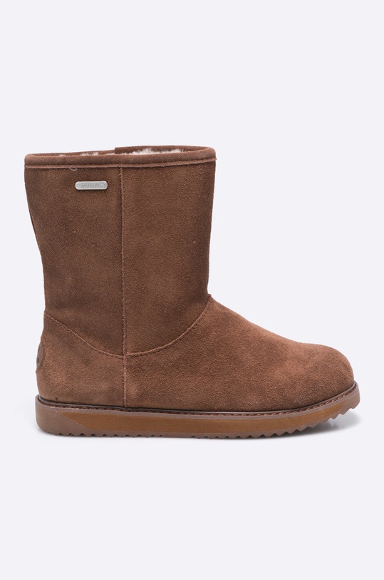 Emu Australia - Členkové topánky Paterson Classic Lo semišová koža hnedá W11590.Oak