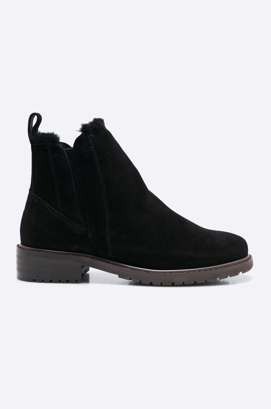Emu Australia - Botki Pioneer płaski czarny W11292.BLAK