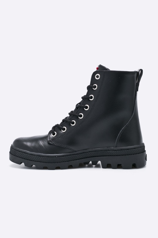Boty Palladium - Nízké kozačky 95527.008.M 95527.008.M černá