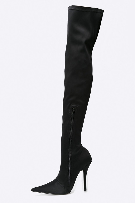 Obuv Public Desire - Vysoké čižmy REFUGE.BLACK čierna