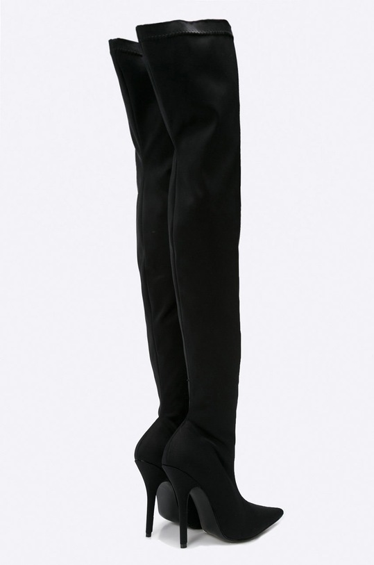 Public Desire - Vysoké čižmy čierna REFUGE.BLACK
