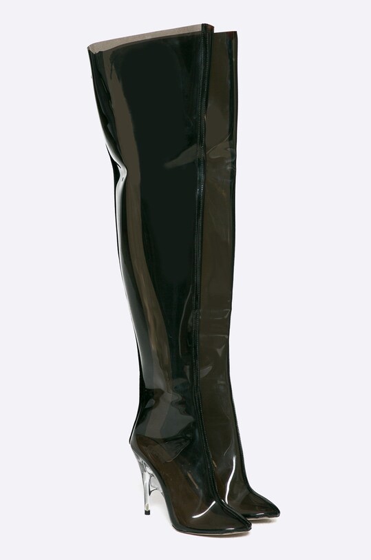 Obuwie Public Desire - Kozaki Izabel IZABEL.1.SMOKE.BLK czarny
