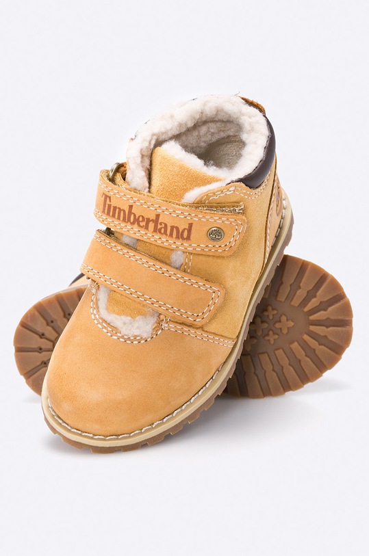 Timberland - Detské topánky Pokey Pine Warm Lined H&L A1NQ3 hnedá