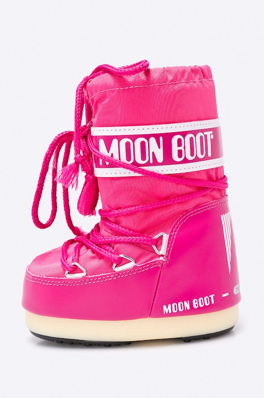 DÍVKA Moon Boot - Dětské sněhule Nylon Bouganville 14004400.62 růžová