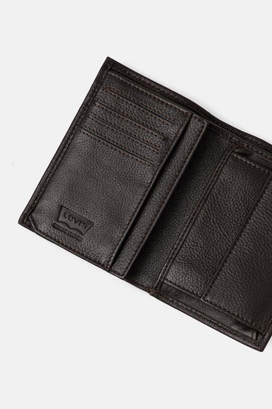 Аксессуары Levi's - Кожаный кошелек 77173.0371 коричневый