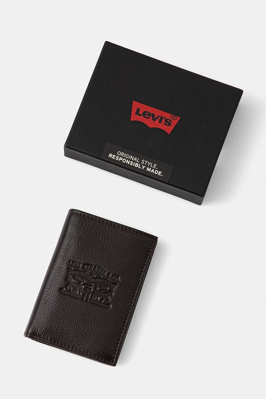 Levi's - Кожаный кошелек 77173.0371 коричневый