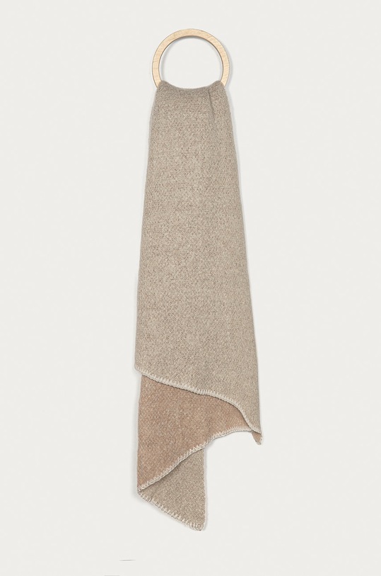 Pieces Fular tricotaj bej 17076047