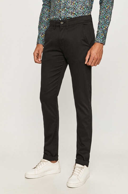 Pepe Jeans - Spodnie SLOANE TASLOANE z elastanem czarny PM210564C34