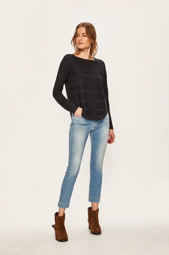 Only - Sweter 15141866 15141866 granatowy AA00