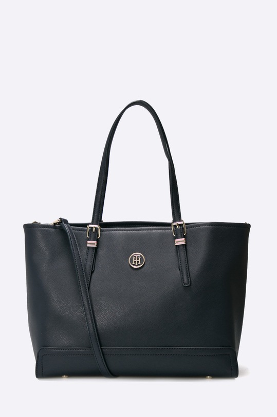 Tommy Hilfiger - Torebka AW0AW04547 nie mieści A4 granatowy AW0AW04547