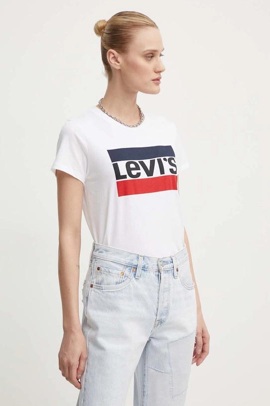 Levi's - Top The Perfect Tee Sportswear biały 17369.0297