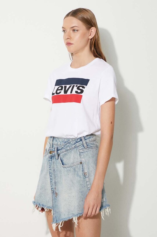 Levi's - Top The Perfect Tee Sportswear bijela 17369.0297