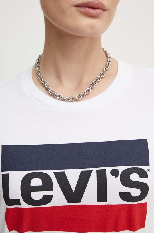 Levi's top The Perfect Tee Sportswear 17369.0297 alb