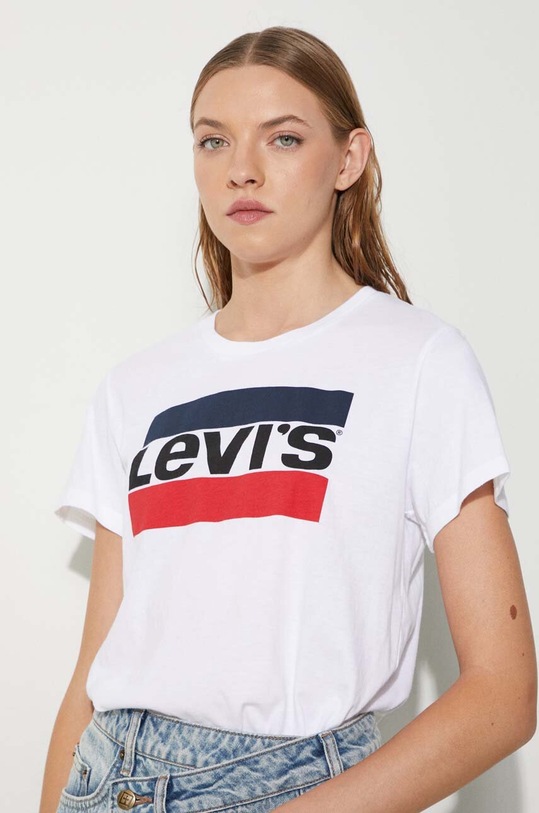 Levi's The Perfect Graphic Tee 17369.0297 biały