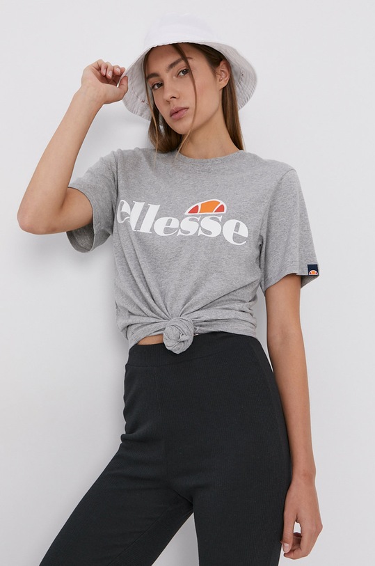 Ellesse - T-shirt Albany Tee nadruk szary SGS03237