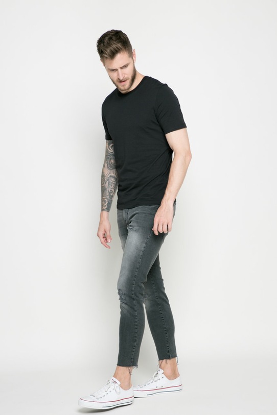 Selected Homme - T-shirt 16057141 czarny AA00