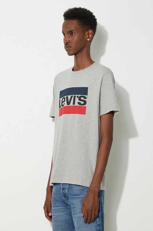 Levi's - Pánske tričko Mainline Graphic sivá 39636.0002