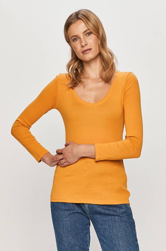 Tally Weijl - Лонгслив casual золотой STSCOCAJAK