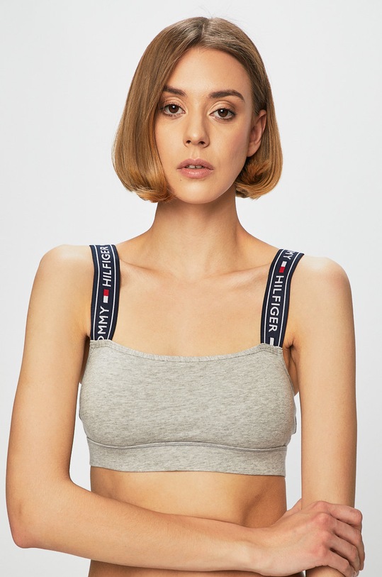 Tommy Hilfiger - Αθλητικό σουτιέν γκρί UW0UW00531.