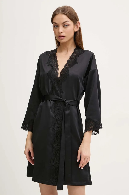 Lauren Ralph Lauren hálóköpeny sima fekete I8141226
