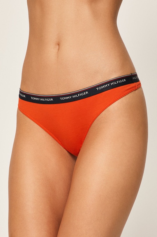Tommy Hilfiger - Tanga (3-pack) tanga portocaliu UW0UW00048..