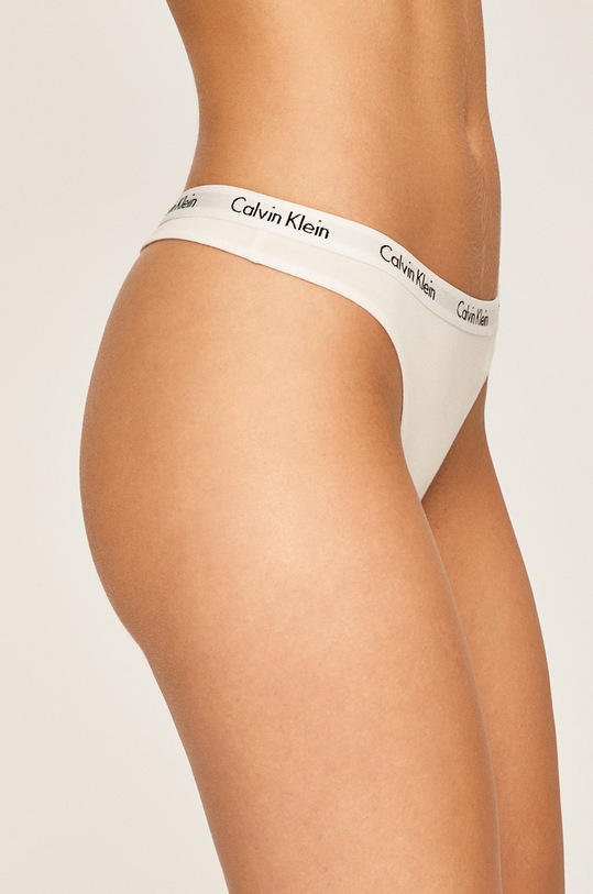 Calvin Klein Underwear - Stringi (3-pack) 000QD3587E... czarny